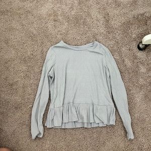 Target Gray Ribbed Sweater